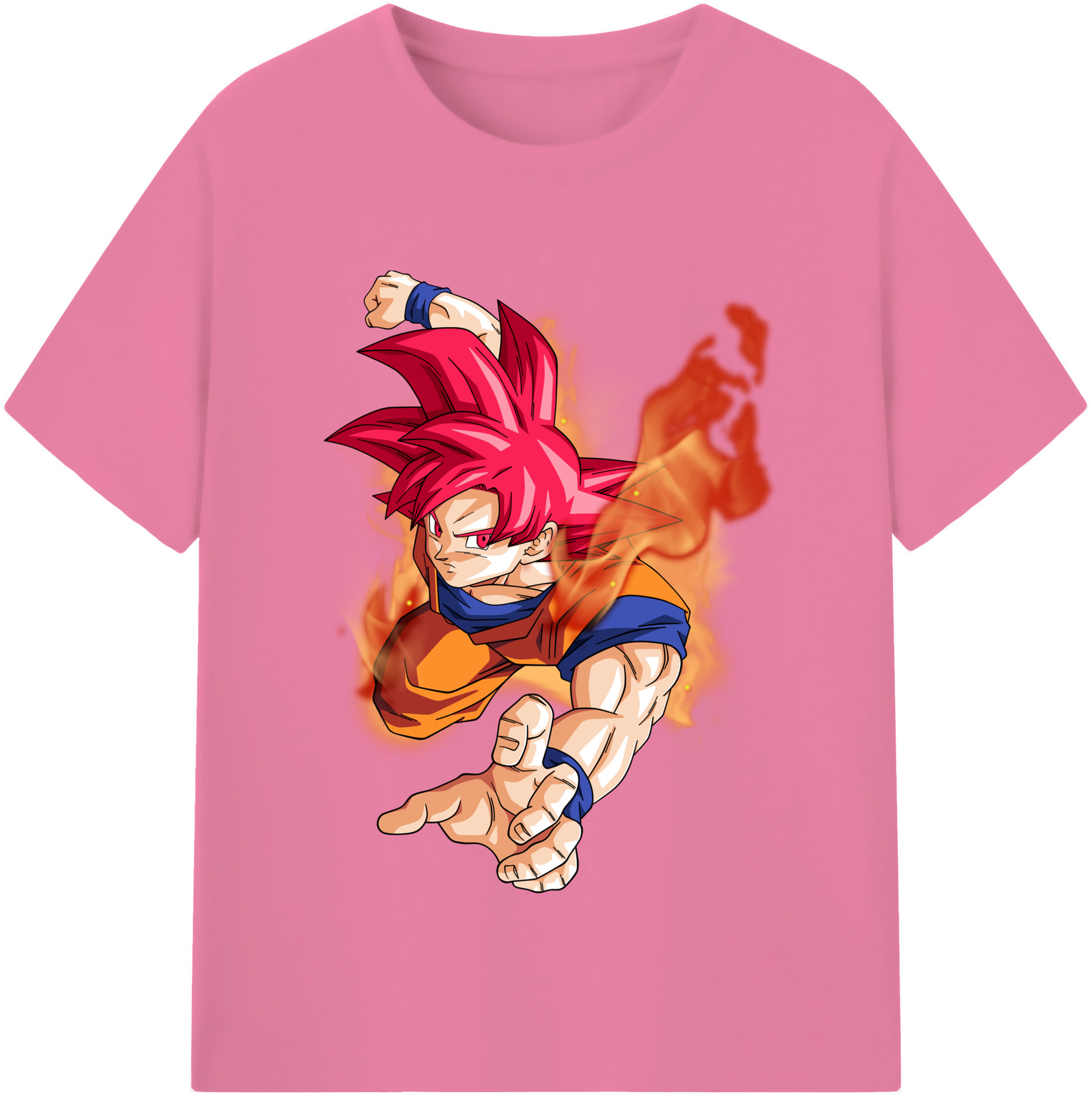 （画像用） ドラゴンボール 孫悟空（そん ごくう）Son Goku カカロット DRAGON BALL Kakarotto 綿100％半袖Tシャツ（フロントプリント）